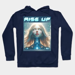 Rise Up - Cyberpunk Girl Hoodie